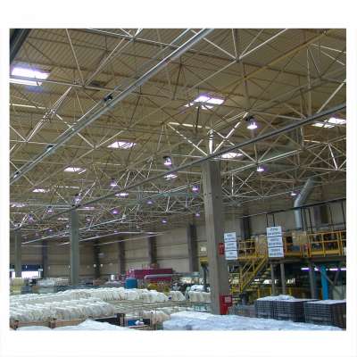 Prefabricated long span steel roof trusses for industrial workshop