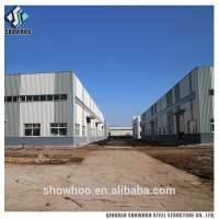 Prefabricated steel structures industrial shed design